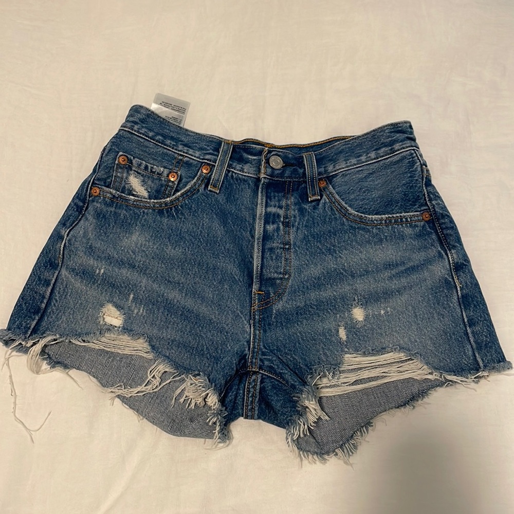 Levi's Blue Jean Shorts